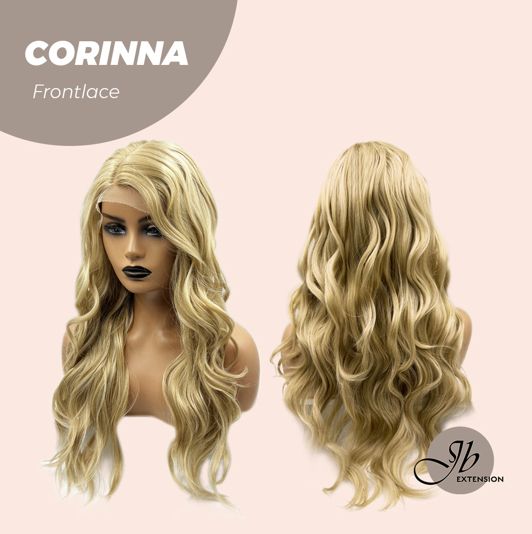 JBEXTENSION 22 INCHES BLONDE BODY WAVE SIDE PART FRONTLACE WIG CORINNA