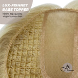 LUX-FISHNET 6x6 Women's Top Pieces 16 Inches (Fishnet Topper)