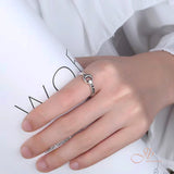 JBSELECTION Fashion Charm Rings for Women Girls, Open Adjustable Ring