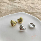 JBSELECTION ins style stainless steel earrings love earrings gold heart-shaped earrings fashion personality women's jewelry