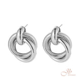 JBSELECTION Gold Silver Geometric Drop Dangle Earrings for Women Long Link Dangle Earrings Jewelry Gift