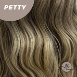 JBEXTENSION 25 Inches Body Wave Mix Blonde Fashion Wig With Bangs PETTY