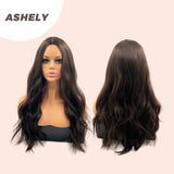 JBEXTENSION 25 Inches Body Wave Dark Brown Color Wig ASHELY