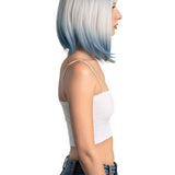 JBEXTENSION 12 Inches Bob Cut Short Straight Blue Wig KARRY BLUE
