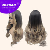 JBEXTENSION 27 Inches Frontlace Wig Balayage Blonde Wave Wig JORDAN