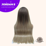JBEXTENSION 28 Inches Frontlace Wig Long Balayage Blonde Straight Wig JORDAN S