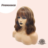 JBEXTENSION 12 Inches Short Brown Body Wave Wig FRANCESCA
