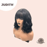 JBEXTENSION 14 Inches Body Wave Short Black Wig JUDITH