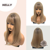 JBEXTENSION 18 Inches Mix Blonde Fashion Women Wig NELLY