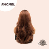 JBEXTENSION 24 Inches Body Wave Copper Wig With Bangs RACHEL