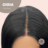 JBEXTENSION 30 Inches Long Black Straight Frontlace Wig GIOIA