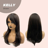 JBEXTENSION 22 Inches Mix Blonde Medium Length Hair Wig KELLY