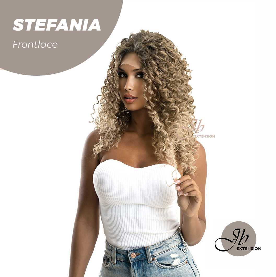 JBEXTENSION 20 inches Extra Curly Ombrè Blonde Frontlace Wig With Baby