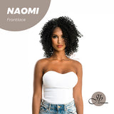 JBEXTENSION 12 Inches Extra Curly Short Frontlace Wig NAOMI
