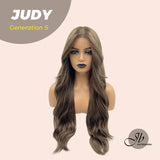 JBEXTENSION GENERATION FIVE 26 Inches Long Curly Brown Color Wig JUDY G5