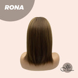 JBEXTENSION 14 Inches Brown Wig With Bangs RONA
