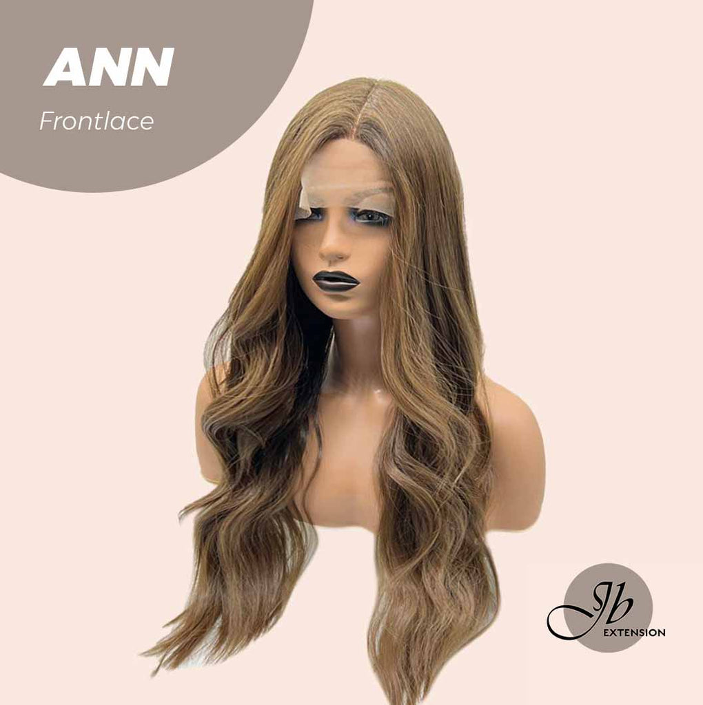 JBEXTENSON 27 INCHES LIGHT BROWN COLOUR FRONTLACE WOMEN WAVE WIG ANN