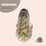 [PRE-ORDER] JBEXTENSION 28 Inches Long Body Wave Light Blonde Wig With Bangs ROSANNA LIGHT BLONDE