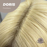 JBEXTENSION 26 Inches Cream Blonde Straight Pre-ut Frontlace Wig DORIS