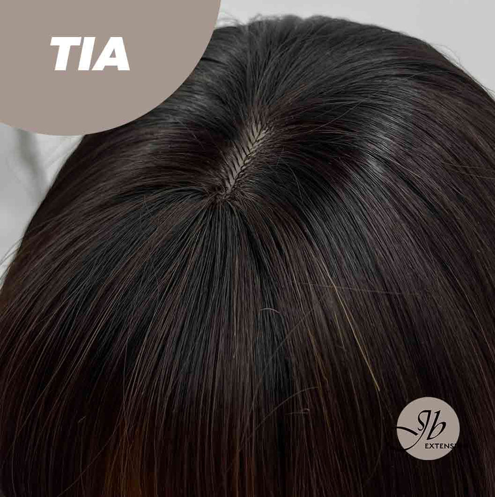 JBEXTENSION 26 INCHES RED BROWN WITH COPPER HIGHLIGHT STRAIGHT WIG WIT