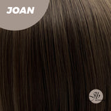 JBEXTENSION 10 Inches Bob Cut Nature Brown Wig With Bangs JOAN