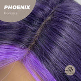 HOT OF SEASON- 24 Inches Mix Purple Body Wave Pre-Cut Frontlace Wig PHOENIX