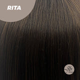 JBEXTENSION 16 Inches Short Brown Straight Wig for Women RITA