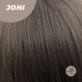 JBEXTENSION 22 Inches Cold Brown Curly Wig With Bangs JONI