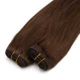 20 Inch 2# Virgin Remy Straight Human Hair Bundles 100% Unprocessed Remy Hair Bundles Natural Color