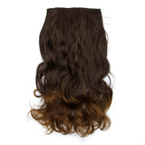 27" Hair Extensions Clip-in Curley 160g SHATUSH OMBRE'