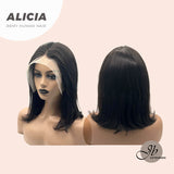 JBEXTENSION 12 INCH 13*4 BOB WIG SHORT STRAIGHT BOB ALICIA LACE FRONTAL WIGS FOR WOMAN(REAL)