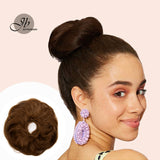 JBEXTENSION Messy Bun Hairpiece Hair Extension Ponytail with Elastic Rubber Band Updo Ponytail Hairpiece Synthetic Hair Extensions Scrunchies Ponytail Hairpieces for Women