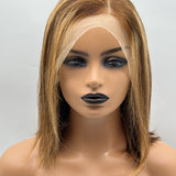 JBEXTENSION 12 INCH 13*4 BOB WIG SHORT STRAIGHT BOB ALICIA LACE FRONTAL WIGS FOR WOMAN(REAL)