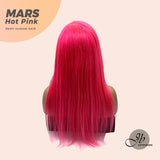 JBEXTENSION Real Human Hair 18 inches 13X5 Lakefront Free Parting 150 Density MARS ( Hot pink )